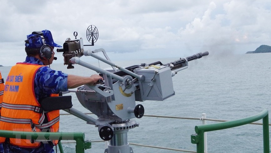 对空战斗训练。图自越通社