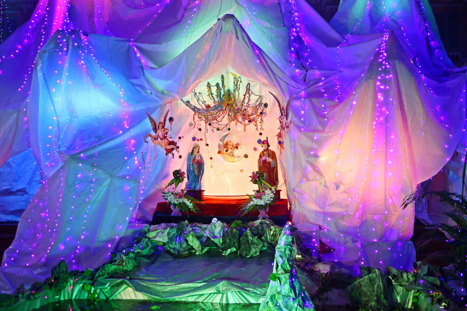 南定省纷纷举行欢度圣诞节活动（图片来源：越通社）