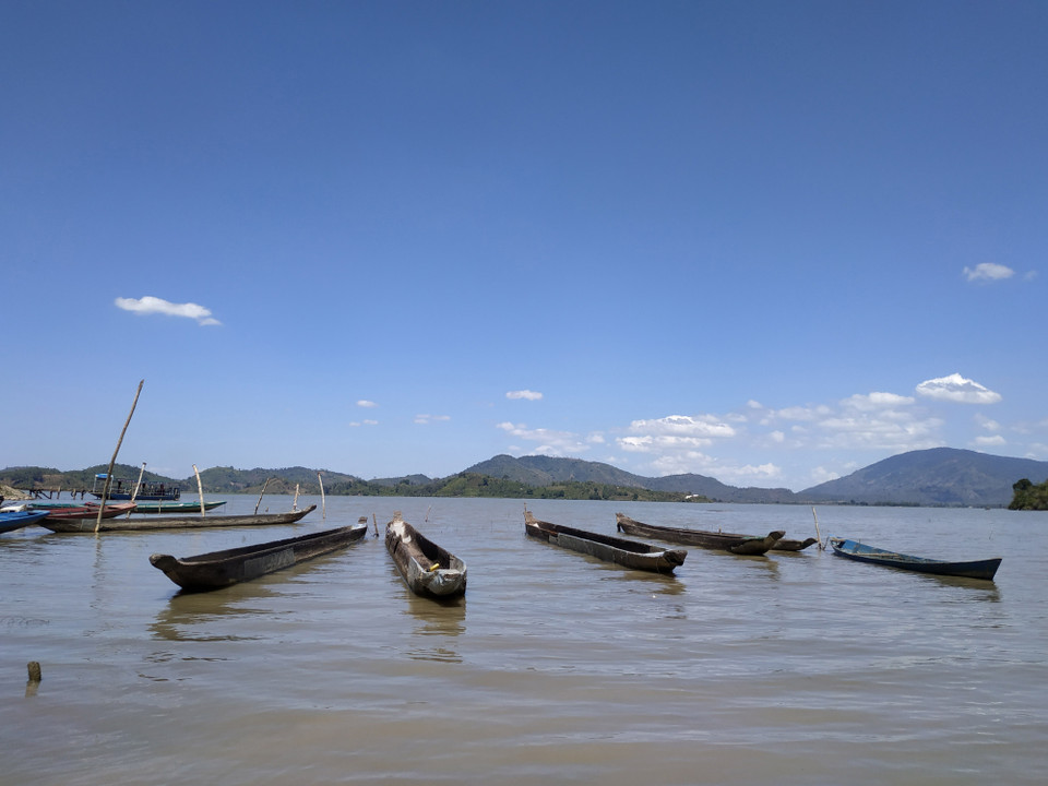 乐湖的美丽风光。越通社记者 俊英 摄