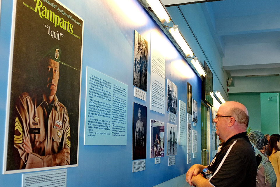 此次展会吸引许多国内外游客前来参观。越通社记者 世英 摄