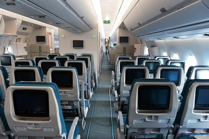 空中客车A350是欧洲空中客车公司研制的双发远程宽体客机。图自越通社