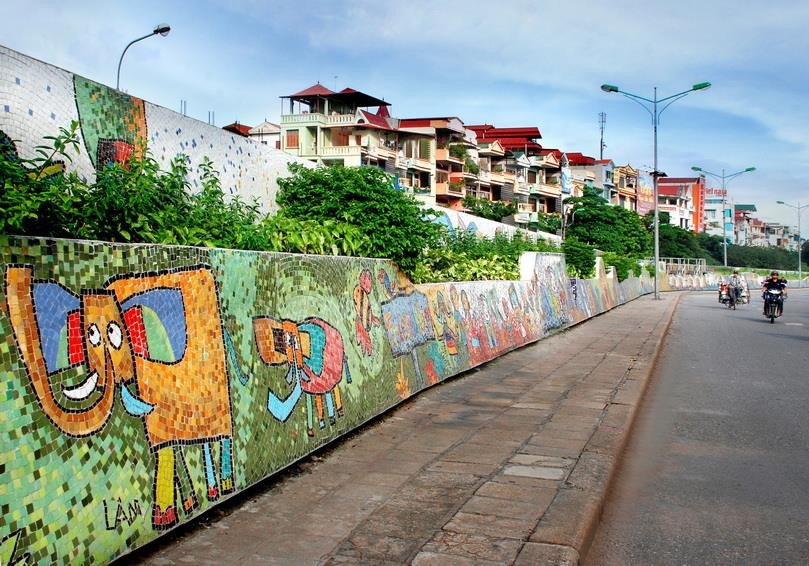 红河沿岸陶瓷之路。图自越通社