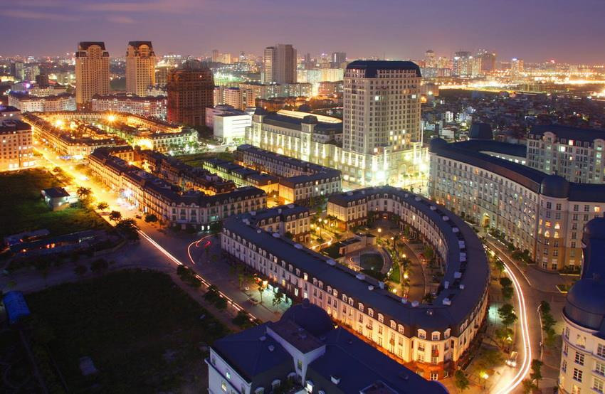 美亭-南慈廉新都市区。图自越通社