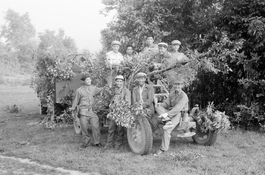 越南志愿军与老挝部队。（资料图）