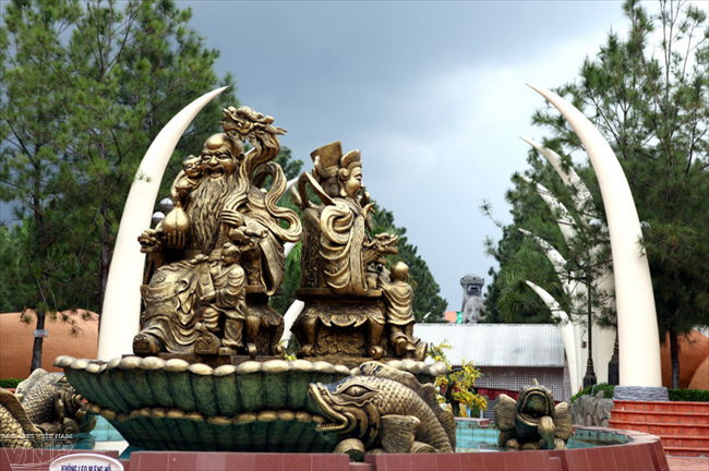 福宫三福区一角。（越通社《越南画报》）