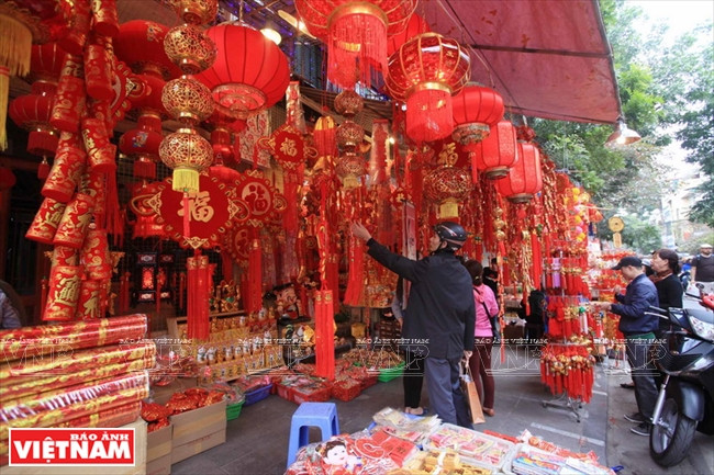​河内街道​年味十足（图片来源：越通社）