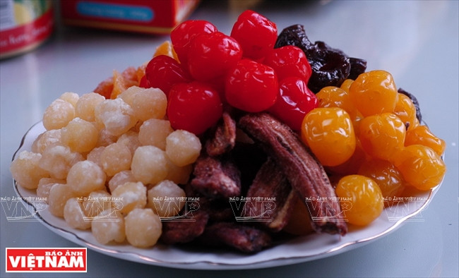 各种各样的果糖为春天添加色彩（图片来源：越通社）