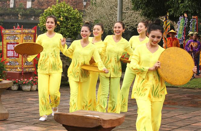 民间舞蹈。越通社记者胡球 摄