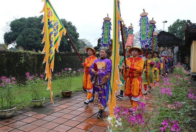 顺化古都遗迹保护中心在延寿宫举行“记忆中的年味”活动。越通社记者胡球 摄