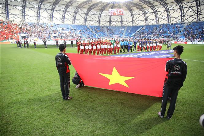 越南时间1月24日晚20:00，2019年亚洲杯1\4决赛开打 。越通社记者黄玲 摄