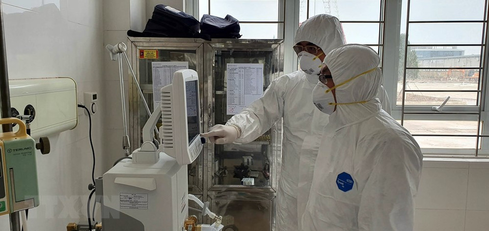 芒街市隔离医院具备各种现代医疗设备和专业水平较高的医务人员队伍。越通社记者 德孝 摄