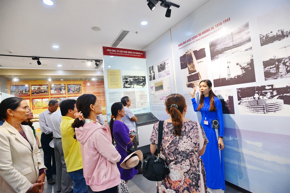 越南从1858至1945年在黄沙群岛活动的图片。越通社记者 清和 摄