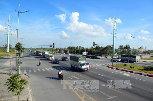 春宅路、春忠路与长沙路的十字交叉路口。（图片来源：越通社）