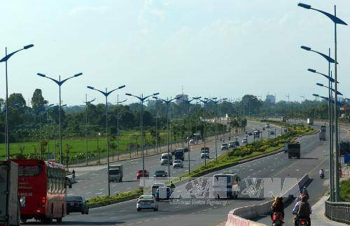 长沙路全长7300米，宽68米。（图片来源：越通社）