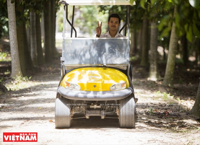 电动车是常青度假区的主要工具。图自《越南画报》