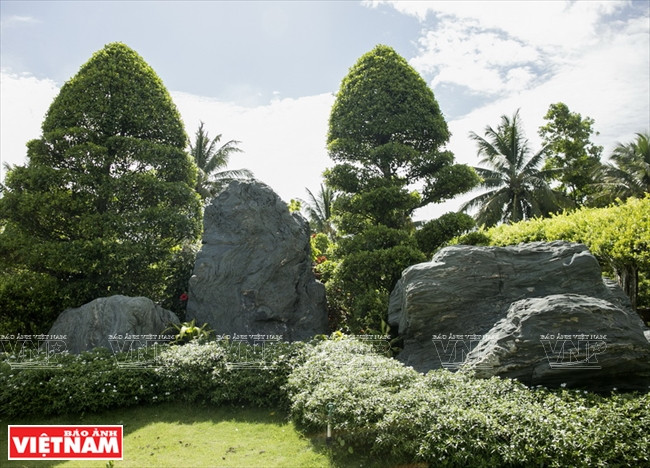 常青度假区的园林小景。图自《越南画报》