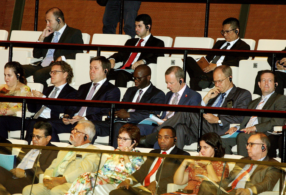 出席开幕式的国际代表。图自越通社