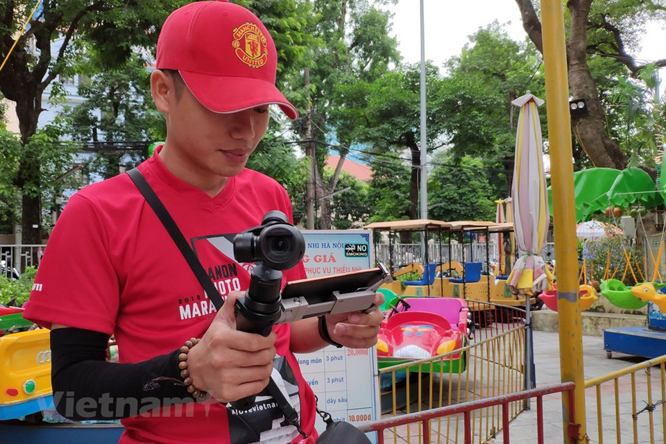 此次活动的参赛者。图自越通社