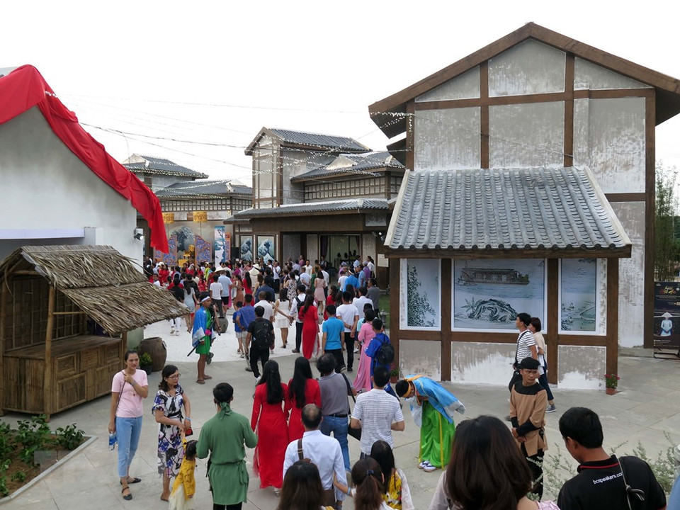 会安印象公园的日本文化空间。越通社记者 杜长 摄