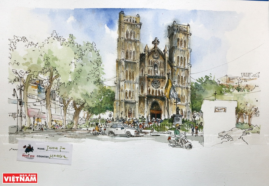 河内大教堂。图自越通社/《越南画报》