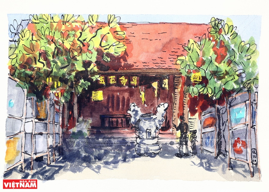 银行亭。图自越通社/《越南画报》