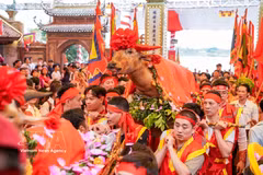 2026年钵场村传统庙会4月1日正式开庙。图自越通社