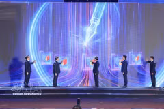 2026年全国报刊展在海防市隆重开幕。图自越通社