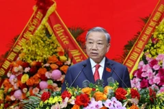 越共中央总书记苏林在会上发表指导性讲话。图自越通社