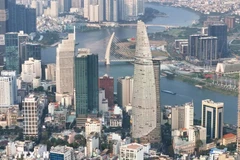 Bitexco金融塔是胡志明市的象征之一。图自越通社