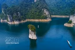 纳杭—林平生态湖。图自越通社