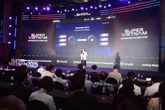 2025年越南区块链技术和人工智能周场景。图自越通社
