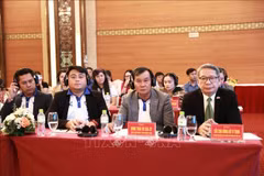 与会的泰国代表。图自越通社