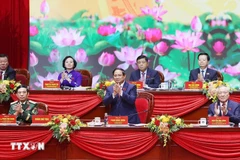 政府党委第一次代表大会（2025-2030年任期）隆重开幕。图自越通社