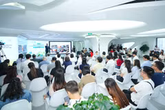 “跨境支付：全球趋势和越南解决方案”研讨会场景。图自vneconomy.vn