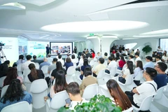 “跨境支付：全球趋势和越南解决方案”研讨会场景。图自vneconomy.vn