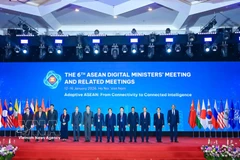 第六届东盟数字部长会议在河内隆重开幕。图自Vietnam+