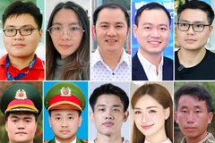 2025年十名越南模范青年。图自vietnamnet.vn