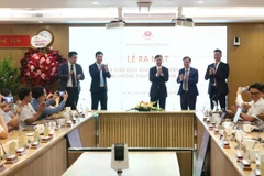 越南科技交易所启动仪式。图自越通社