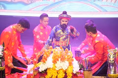 《越俄友谊长歌》的文化艺术交流演出活动。图自越通社