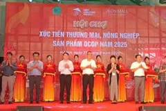 2025年农业贸易促进与OCOP产品展销会开幕式。图自越通社