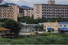 缅甸瑞科科镇的建筑物。图自路透社