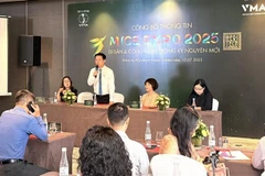 会奖旅游分会主席阮德英公布2025年越南会奖旅游博览会相关信息。图自越通社
