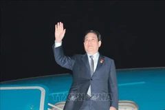 梁强离开北京,圆满结束赴中国出席世界反法西斯战争胜利80周年纪念大会并开展工作之旅。图自越通社