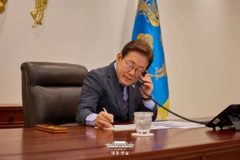 韩国总统李在明。图自越通社