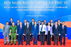 参会代表合影。图自越通社