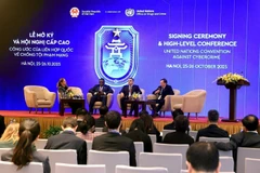 “分享虚拟资产和洗钱相关案件的调查与电子证据收集经验”的高级别讨论会。图自越通社