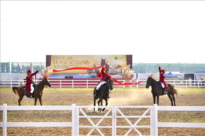 Vinhomes Royal Island项目投资方的宇安Vinpearl Horse Academy马术学院正式亮相。图自越通社 3.jpg