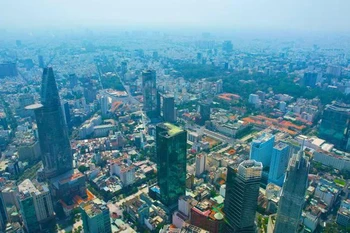 胡志明市一角。图自越通社