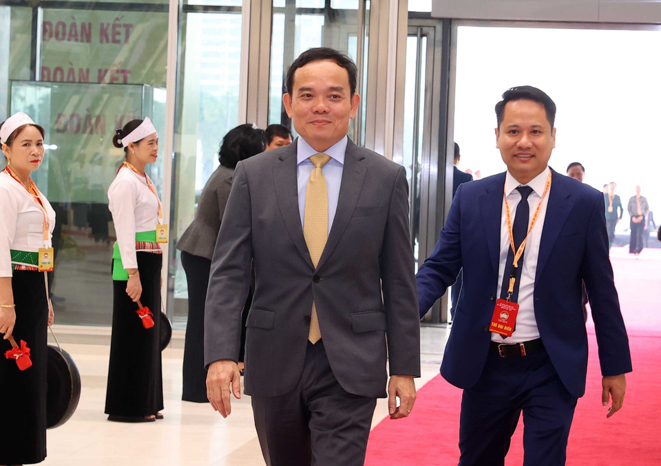 越共中央经济部部长陈流光出席大会开幕式。图自越通社