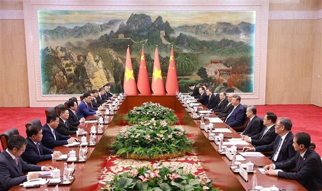 会见现场。图自越通社 anh-1.jpg